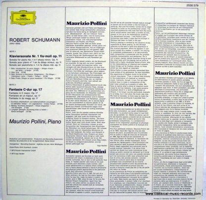 Deutsche Grammophon 2530 379 - Fantasie C-Dur Op. 17 - Sonate Fi - Image 2