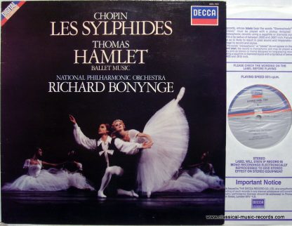DECCA SXDL 7583 - Les Sylphides / Hamlet - Ballet Music From Act