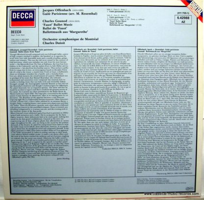 DECCA 411 708-1 - Gaîté Parisienne - Image 2