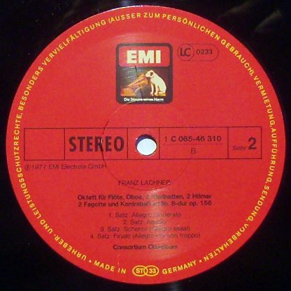 EMI 1C 065-46 310 - Bläserserenade Op. 44; Oktett B-Dur Op. 156 - Image 3
