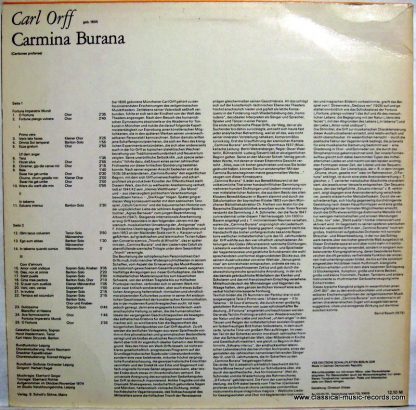 Eterna 8 26 713 - Carmina Burana - Image 2
