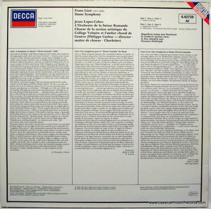 DECCA 6.42728 AZ - Dante Symphony - Image 3