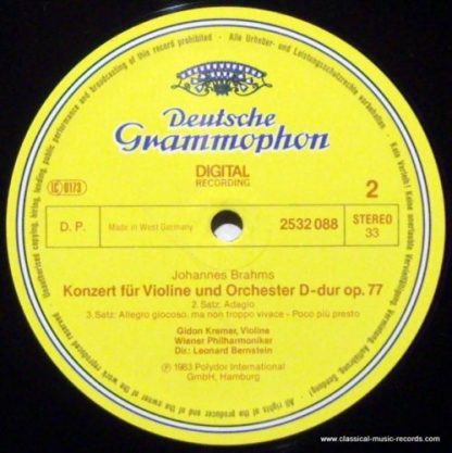 Deutsche Grammophon 2532 088 - Violinkonzert · Violin Concerto - Image 3