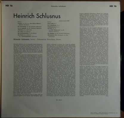 DECCA HD 16 - Lieder von Schubert und Schumann - Image 2
