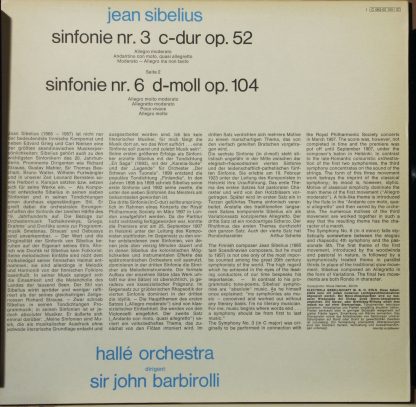 His Master's Voice 1C 063-02 105 - Sinfonien Nr. 3 C Dur, Op. 52 - Image 2