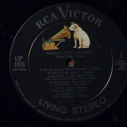 RCA LSP-1926 - Memories Of Popular Operas - Image 3