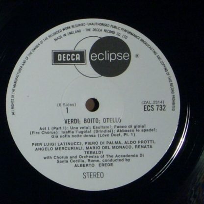 Decca Eclipse ECS 732 - Otello Record 1 - Image 3