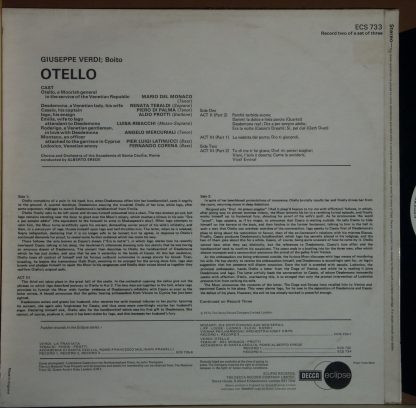 Decca Eclipse ECS 733 - Otello Record 2 - Image 2