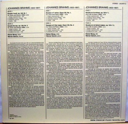 BASF 25 21971-2 - Sonaten Für Viola Und Klavier Op.120 - Image 2