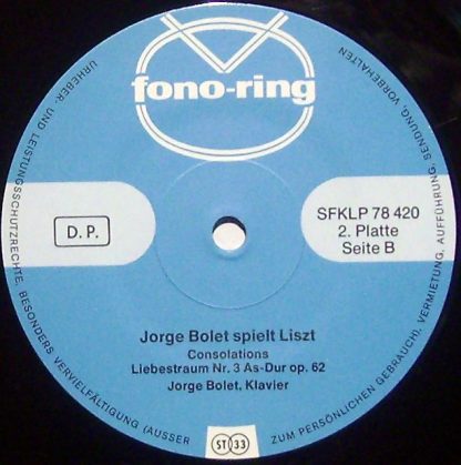 Christophorus SCK 70 342 - Jorge Bolet Spielt Liszt - Image 3
