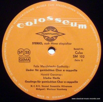 Colosseum Colos StM 102 - Mendelssohn Genzmer - Image 4