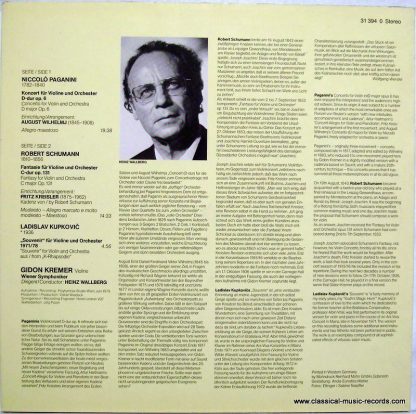 Supraphon 31 394 0 - Gidon Kremer - Image 2