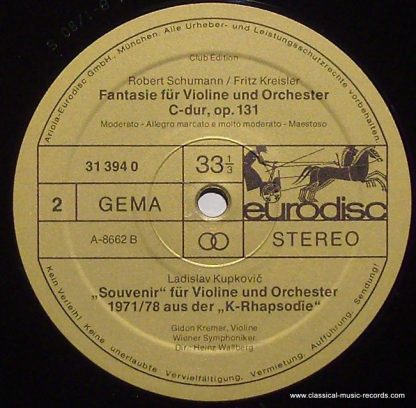 Supraphon 31 394 0 - Gidon Kremer - Image 3