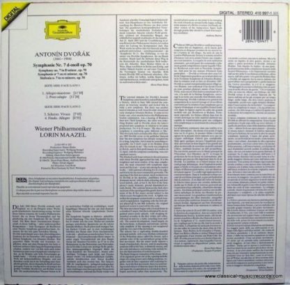 Deutsche Grammophon 410 997-1 - Symphonie No. 7 - Image 2