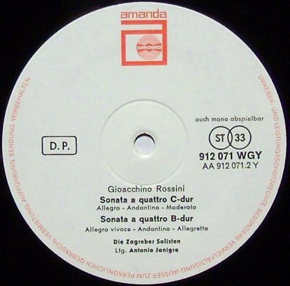 Amadeo AVRS 12071 St - Sonate A Quattro - Image 3