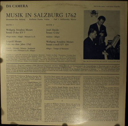 Da Camera SM 93306 - Musik In Salzburg 1762 - Image 2