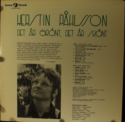 Jerome Records JILP 41 006 - Det Är Grönt, Det Är Skönt - Image 2