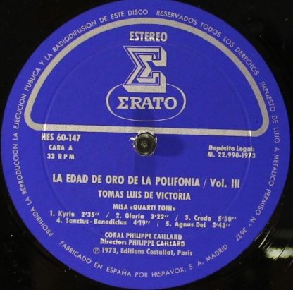 Erato HES 60-145/6/7/8 - La Edad De Oro De La Polifonía - Image 5
