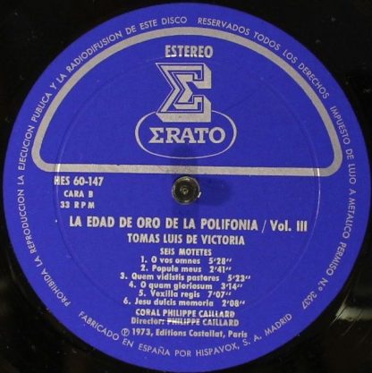 Erato HES 60-145/6/7/8 - La Edad De Oro De La Polifonía - Image 6
