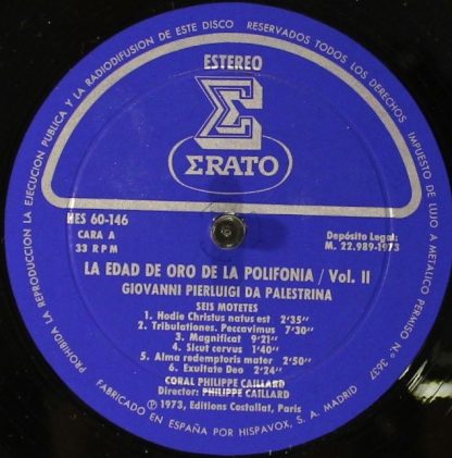 Erato HES 60-145/6/7/8 - La Edad De Oro De La Polifonía - Image 7