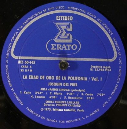 Erato HES 60-145/6/7/8 - La Edad De Oro De La Polifonía - Image 11