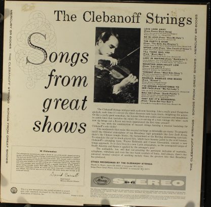 Mercury SR 60065 - Clebanoff Plays Songs From Great Shows... - Image 2