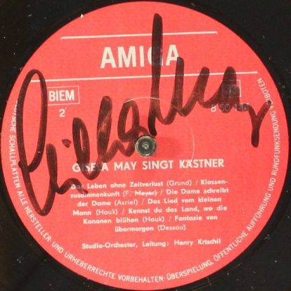 Amiga 8 50 144 - Gisela May Singt Erich Kästner - Image 3