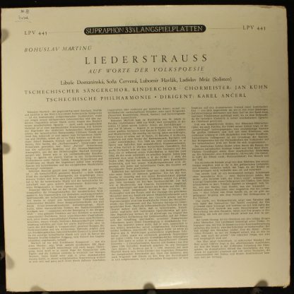 Supraphon A LPV 445 - Liederstrauss - Image 2