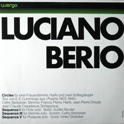 WERGO WER 60021 - Circles · Sequenza I, III, V