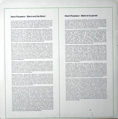 WERGO WER 60021 - Circles · Sequenza I, III, V - Image 2
