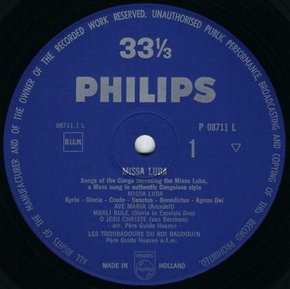 Philips P 08711 L - Missa Luba - Image 3