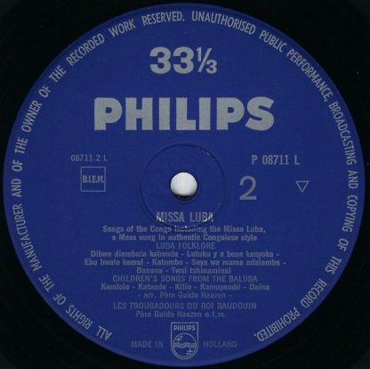 Philips P 08711 L - Missa Luba - Image 4