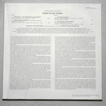 L'Oiseau-Lyre 30 425 3 - Musik Für Das Theater - Image 2