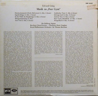 Electrola SME 80 897 - Musik Zu "Peer Gynt" - Image 2