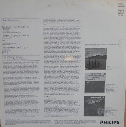 Philips 9500 106 - Peer Gynt: Suites Nos. 1&2 - Norwegian Dances - Image 2