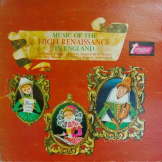 Turnabout TV 34017S - Music Of The High Renaissance In England