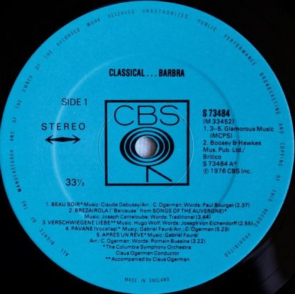 CBS S 73484 - Classical ... Barbra - Image 3