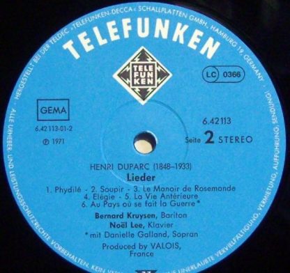 Telefunken 6.42113 - Lieder = Melodies - Image 3
