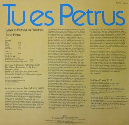 Orbis 31 946 7 - Tu Es Petrus Messe & Motette A 6) - Image 2
