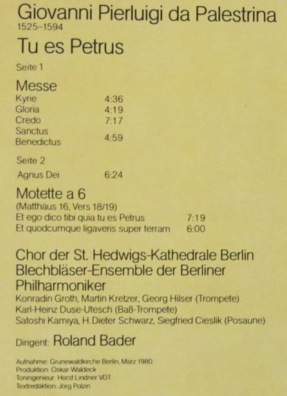 Orbis 31 946 7 - Tu Es Petrus Messe & Motette A 6) - Image 5