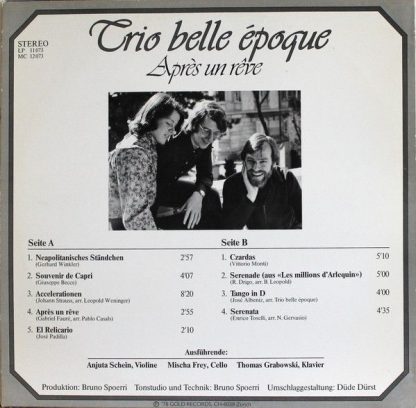 Gold Records LP 11 073 - Après Un Rêve - Image 2