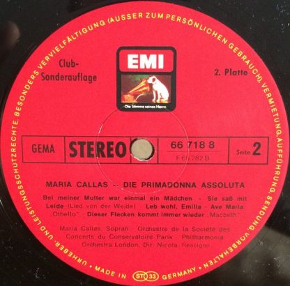 EMI Electrola 66 716 2 - Die Primadonna Assoluta - Image 7