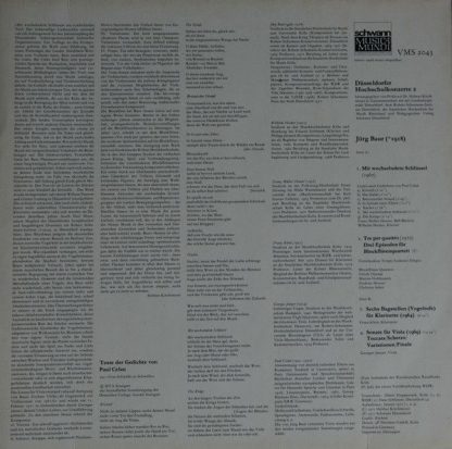 Schwann Musica Mundi VMS 2043 - Düsseldorfer Hochschulkonzerte / - Image 2