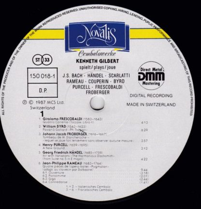 Novalis 150 018-1 - Kenneth Gilbert Spielt ･ Plays ･ Joue Cembal - Image 4