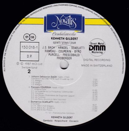 Novalis 150 018-1 - Kenneth Gilbert Spielt ･ Plays ･ Joue Cembal - Image 5