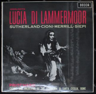 DECCA SXL 2315 - Lucia Lammermoor Highlights