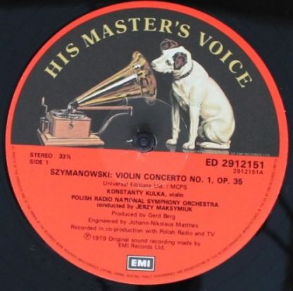 His Master's Voice ED29112151 - Violin Concertos Nos. 1 & 2 - Image 3