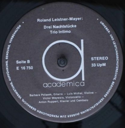 Academica E 16 750 - Schatten Des Sterbens / Sonata Per Contraba - Image 4