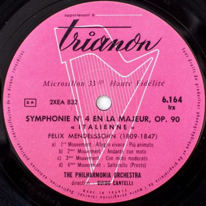 Trianon TRX 6164 - Symphonie Nº 4 "Italienne", Op. 90 / Symphoni - Image 4