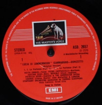 His Master's Voice SLS 797/3 - Lucia Di Lammermoor - Image 2